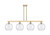 Innovations - 716-4I-CB-G124-10 - Four Light Island Pendant - Arcadia - Champagne Bronze