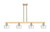 Innovations - 716-4I-CB-G92 - Four Light Island Pendant - Arcadia - Champagne Bronze