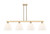 Innovations - 716-4I-CB-GBD-91 - Four Light Island Pendant - Arcadia - Champagne Bronze