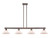 Innovations - 716-4I-OB-G131 - Four Light Island Pendant - Arcadia - Oil Rubbed Bronze