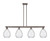 Innovations - 716-4I-OB-G372 - Four Light Island Pendant - Arcadia - Oil Rubbed Bronze