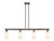 Innovations - 716-4I-OB-G801 - Four Light Island Pendant - Arcadia - Oil Rubbed Bronze