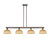 Innovations - 716-4I-OB-NBD2-9-NAT - Four Light Island Pendant - Arcadia - Oil Rubbed Bronze