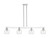 Innovations - 716-4I-PC-G122-6 - Four Light Island Pendant - Arcadia - Polished Chrome