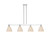 Innovations - 716-4I-PC-NBD-75-NAT - Four Light Island Pendant - Arcadia - Polished Chrome