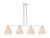 Innovations - 716-4I-PC-NBD-9-NAT - Four Light Island Pendant - Arcadia - Polished Chrome