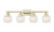 Innovations - 716-4W-AB-G1216-6WM - Four Light Bath Vanity - Arcadia - Antique Brass