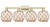 Innovations - 716-4W-AB-G121-8RB - Four Light Bath Vanity - Arcadia - Antique Brass