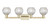 Arcadia Four Light Bath Vanity (716-4W-AB-G122C-6CL)