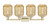 Arcadia Four Light Bath Vanity (716-4W-AB-G460-7ME)