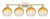Innovations - 716-4W-AB-G483-8AM - Four Light Bath Vanity - Arcadia - Antique Brass