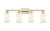 Innovations - 716-4W-AB-G801 - Four Light Bath Vanity - Arcadia - Antique Brass