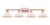 Innovations - 716-4W-AC-G131 - Four Light Bath Vanity - Arcadia - Antique Copper