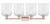 Arcadia Four Light Bath Vanity (716-4W-AC-G559-8CL)