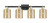 Innovations - 716-4W-BAB-G116 - Four Light Bath Vanity - Arcadia - Black Antique Brass