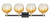 Arcadia Four Light Bath Vanity (716-4W-BAB-G483-8AM)