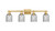 Innovations - 716-4W-BB-G257 - Four Light Bath Vanity - Arcadia - Brushed Brass