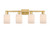 Innovations - 716-4W-BB-G341 - Four Light Bath Vanity - Arcadia - Brushed Brass