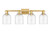 Innovations - 716-4W-BB-G558-6CL - Four Light Bath Vanity - Arcadia - Brushed Brass