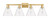 Innovations - 716-4W-BB-GBC-82 - Four Light Bath Vanity - Arcadia - Brushed Brass