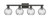 Innovations - 716-4W-BK-G1215-6 - Four Light Bath Vanity - Arcadia - Matte Black