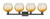 Arcadia Four Light Bath Vanity (716-4W-BK-G483-8AM)