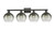 Innovations - 716-4W-BK-G483-8SL - Four Light Bath Vanity - Arcadia - Matte Black