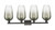 Arcadia Four Light Bath Vanity (716-4W-BK-G484-7SL)