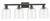 Innovations - 716-4W-BK-G558-6CL - Four Light Bath Vanity - Arcadia - Matte Black