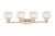 Arcadia Four Light Bath Vanity (716-4W-CB-G1216-6WM)