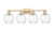Innovations - 716-4W-CB-G458-7CL - Four Light Bath Vanity - Arcadia - Champagne Bronze
