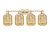 Innovations - 716-4W-CB-G460-7ME - Four Light Bath Vanity - Arcadia - Champagne Bronze