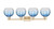 Arcadia Four Light Bath Vanity (716-4W-CB-G483-8SB)