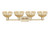 Arcadia Four Light Bath Vanity (716-4W-CB-NBD2-75-NAT)