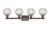 Arcadia Four Light Bath Vanity (716-4W-OB-G122C-6CL)