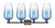 Arcadia Four Light Bath Vanity (716-4W-OB-G484-7SB)