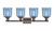 Arcadia Four Light Bath Vanity (716-4W-OB-G558-6BL)