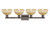 Arcadia Four Light Bath Vanity (716-4W-OB-NBD2-75-NAT)