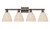 Innovations - 716-4W-OB-NBD-75-NAT - Four Light Bath Vanity - Arcadia - Oil Rubbed Bronze