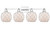 Innovations - 716-4W-PC-G121-8RW - Four Light Bath Vanity - Arcadia - Polished Chrome