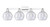 Innovations - 716-4W-PC-G124-8 - Four Light Bath Vanity - Arcadia - Polished Chrome