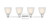 Arcadia Four Light Bath Vanity (716-4W-PC-G381)