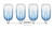 Arcadia Four Light Bath Vanity (716-4W-PC-G482-7SB)