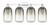 Innovations - 716-4W-PC-G482-7SL - Four Light Bath Vanity - Arcadia - Polished Chrome
