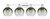 Innovations - 716-4W-PC-G483-8SL - Four Light Bath Vanity - Arcadia - Polished Chrome