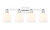 Innovations - 716-4W-PC-G558-6GWH - Four Light Bath Vanity - Arcadia - Polished Chrome