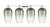 Innovations - 716-4W-PN-G484-7SL - Four Light Bath Vanity - Arcadia - Polished Nickel