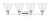 Arcadia Four Light Bath Vanity (716-4W-PN-GBC-84)