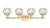 Arcadia Four Light Bath Vanity (716-4W-SG-G122C-6CL)