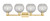 Arcadia Four Light Bath Vanity (716-4W-SG-G122C-8CL)
